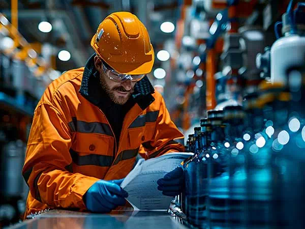 Campionamento in azienda per la valutazione del rischio chimico dovuto all'uso di sostanze chimiche a Modena 